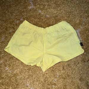 Patagonia Yellow Women's Athletic Shorts